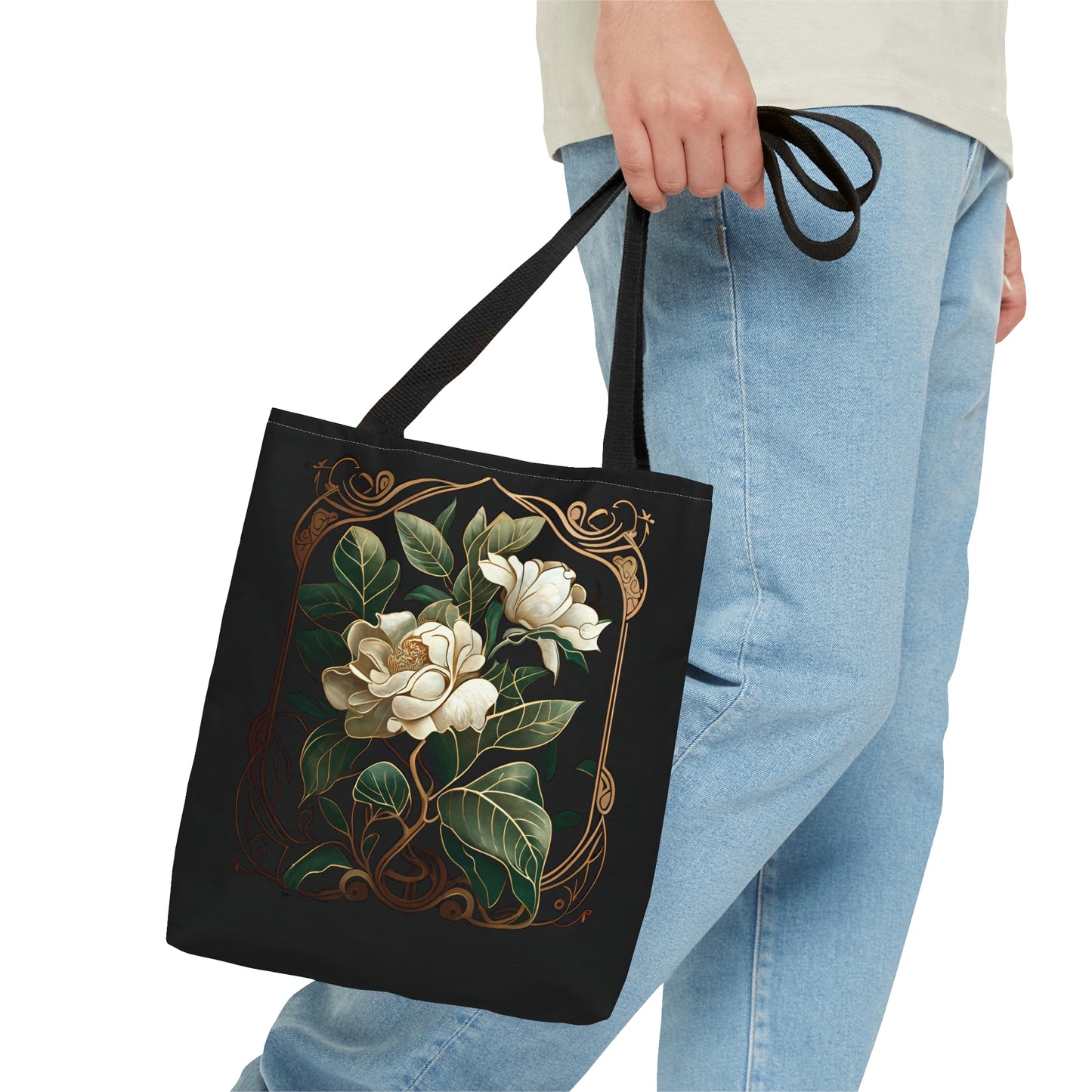 Art Nouveau Gardenia Tote Bag