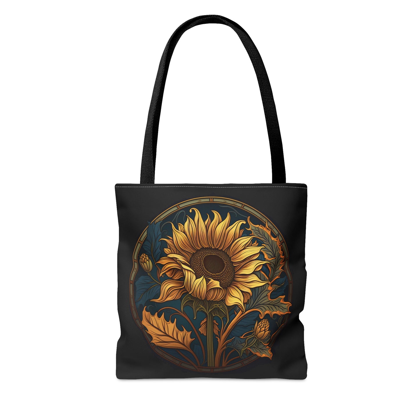 Art Nouveau Sunflower Tote Bag