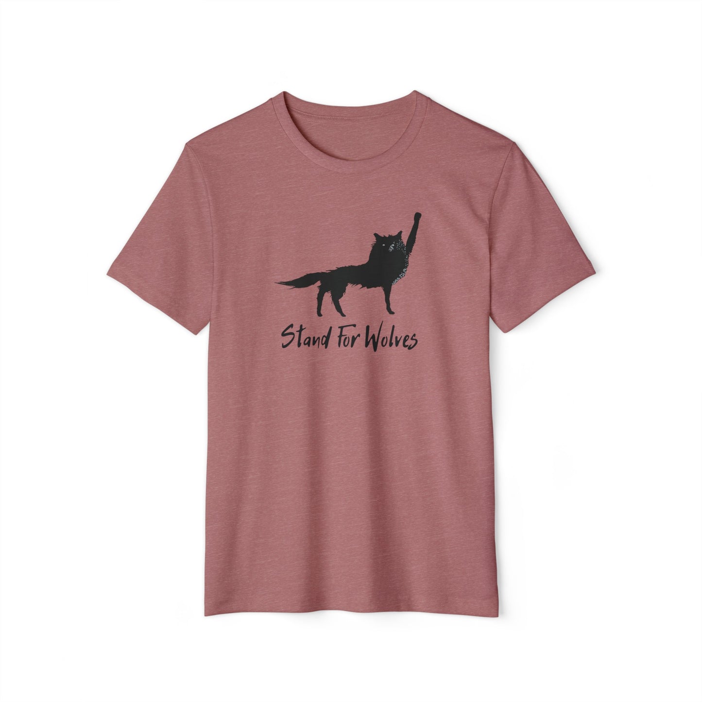 Stand for Wolves Beautiful Creature Eco-Friendly Unisex Recycled Poly/Organic Cotton T-Shirt