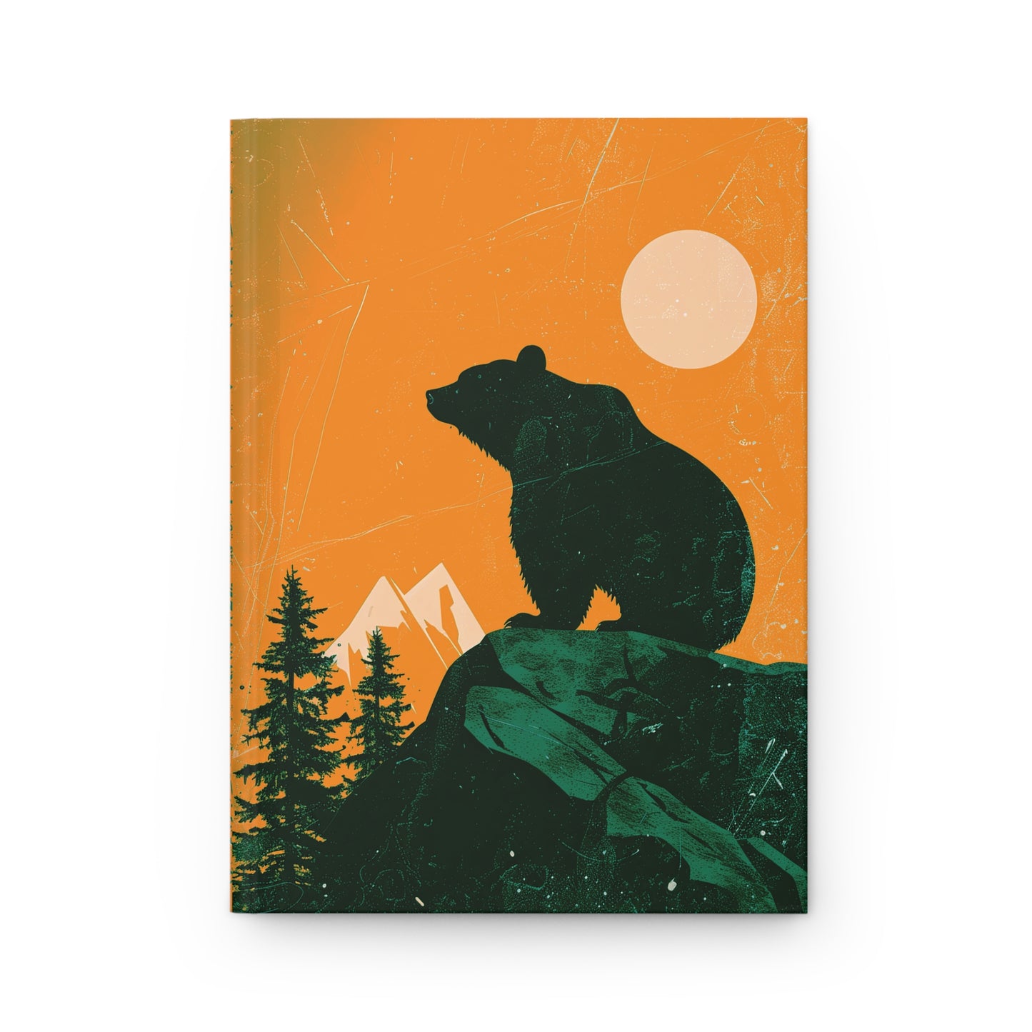 Black Bear Reflects Hardcover Journal Matte