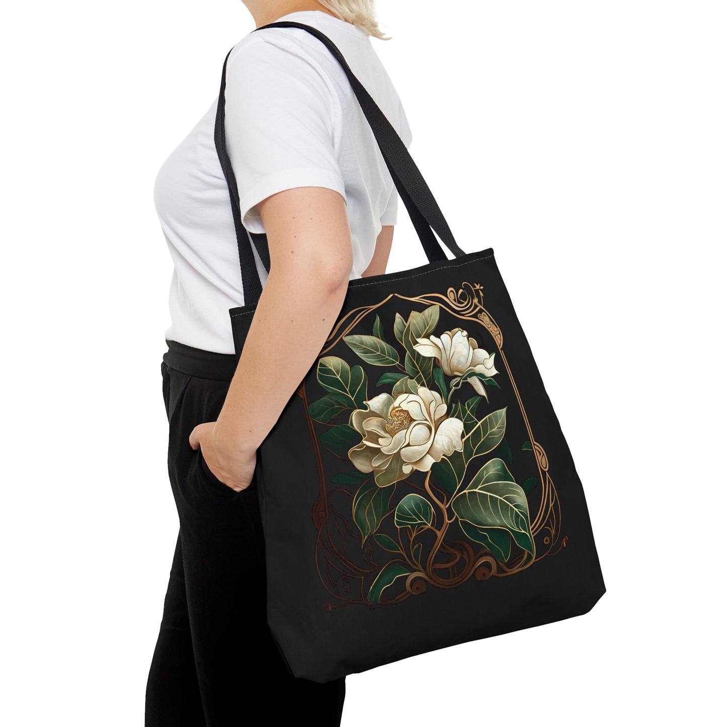 Art Nouveau Gardenia Tote Bag