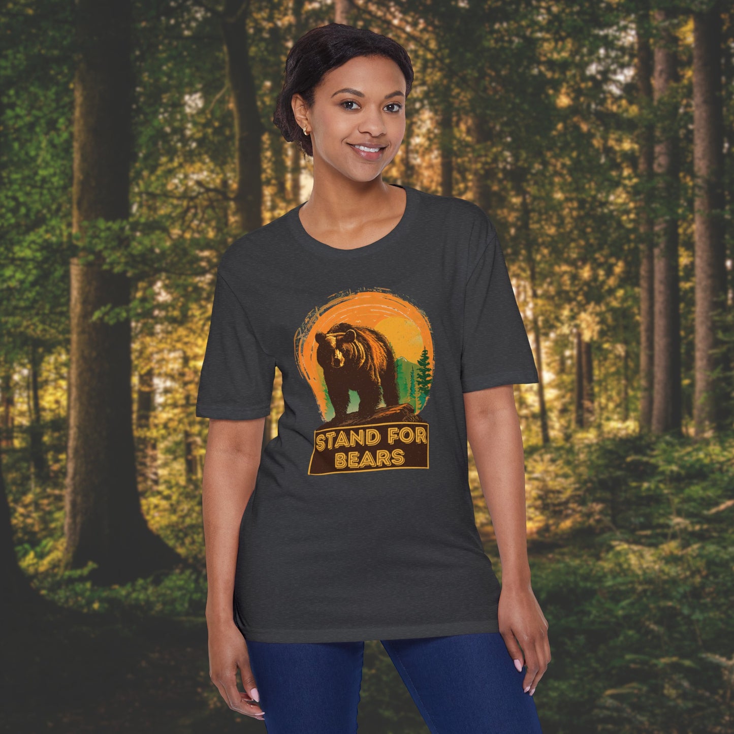 Stand For Bears Eco-Friendly Unisex District® Re-Tee®