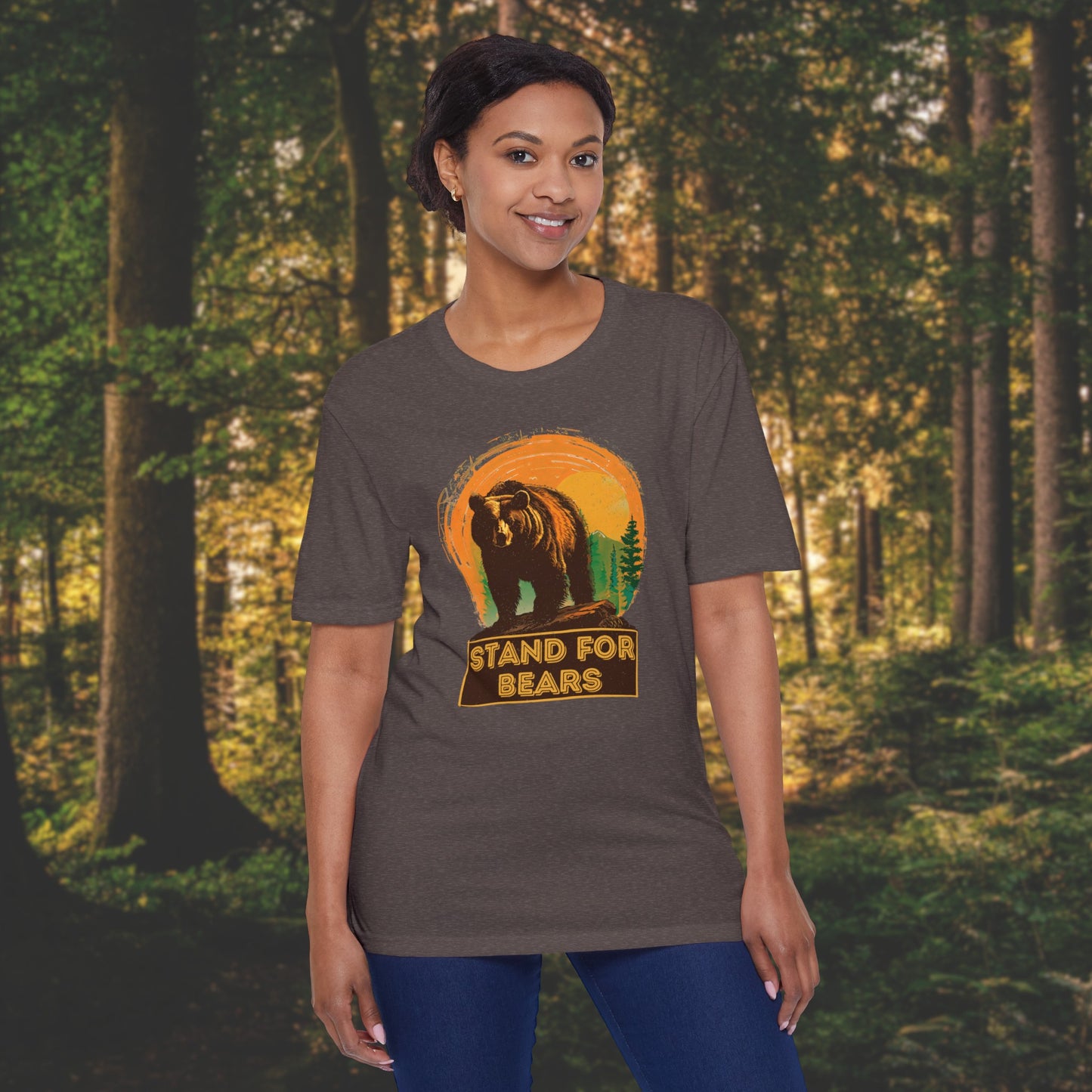 Stand For Bears Eco-Friendly Unisex District® Re-Tee®