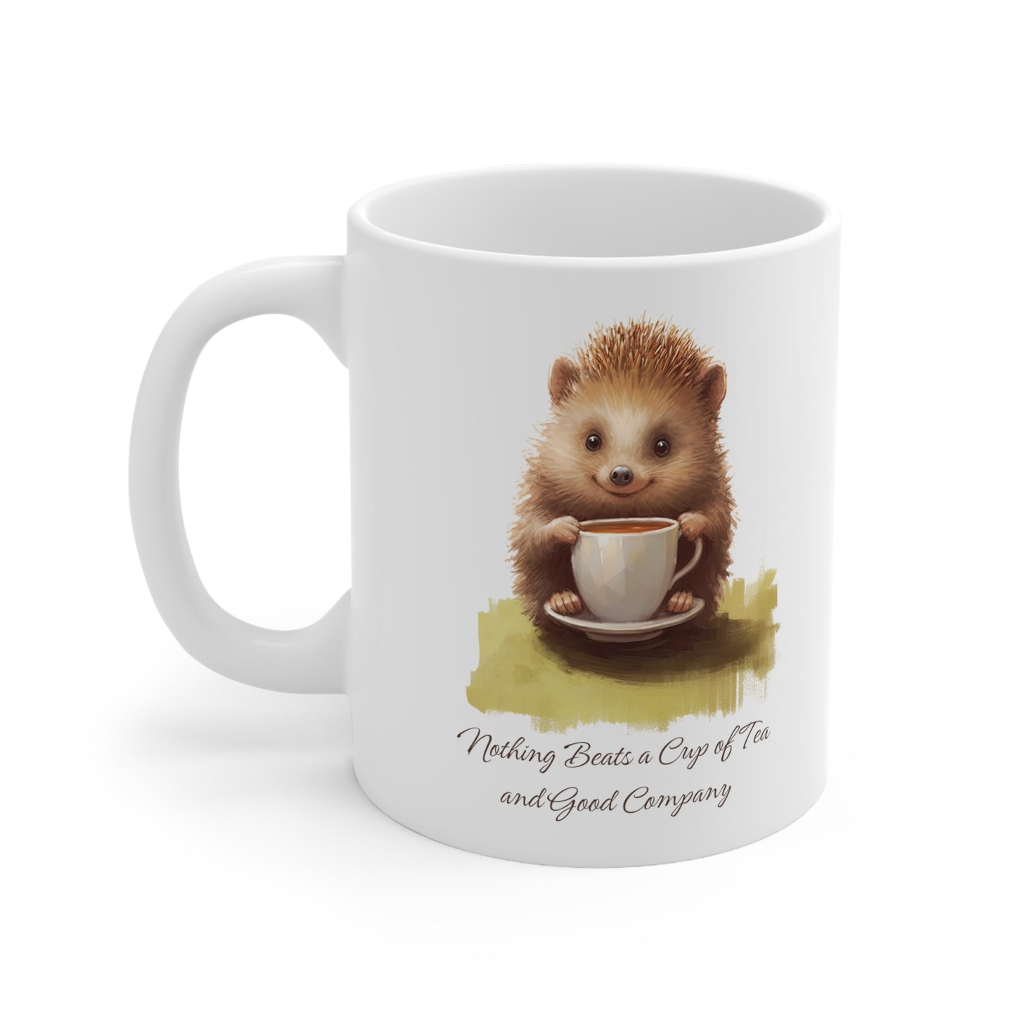 Nothing Beats a Cup of Tea and Good Company Ceramic Mug