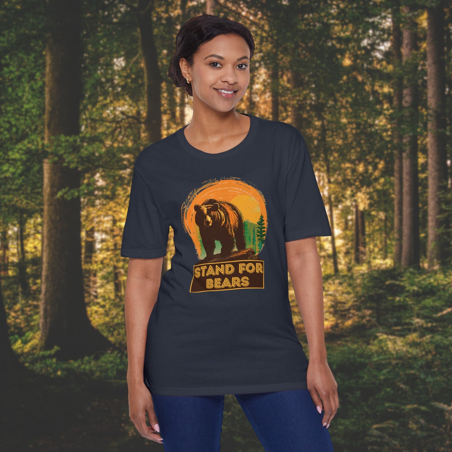 Stand For Bears Eco-Friendly Unisex District® Re-Tee®