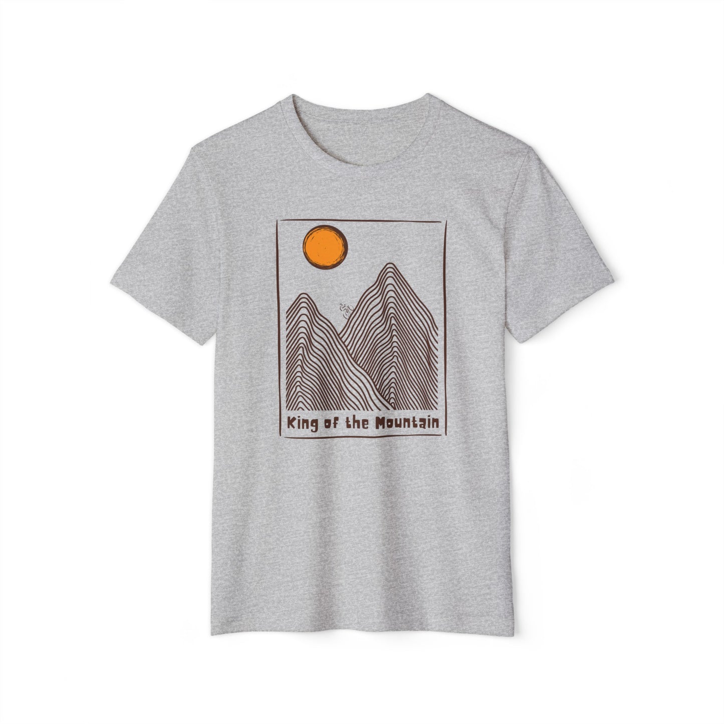 King of the Mountain Cycling Eco-friendly Unisex T-Shirt