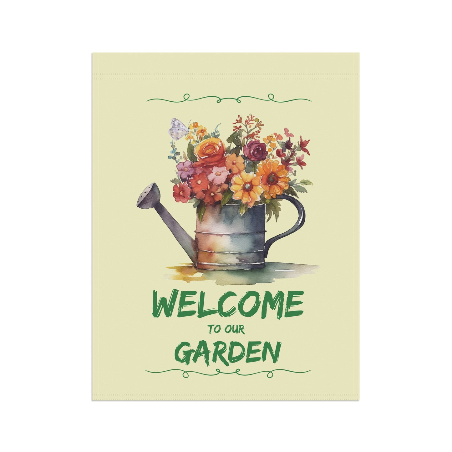 Welcome to Our Garden Garden & House Banner