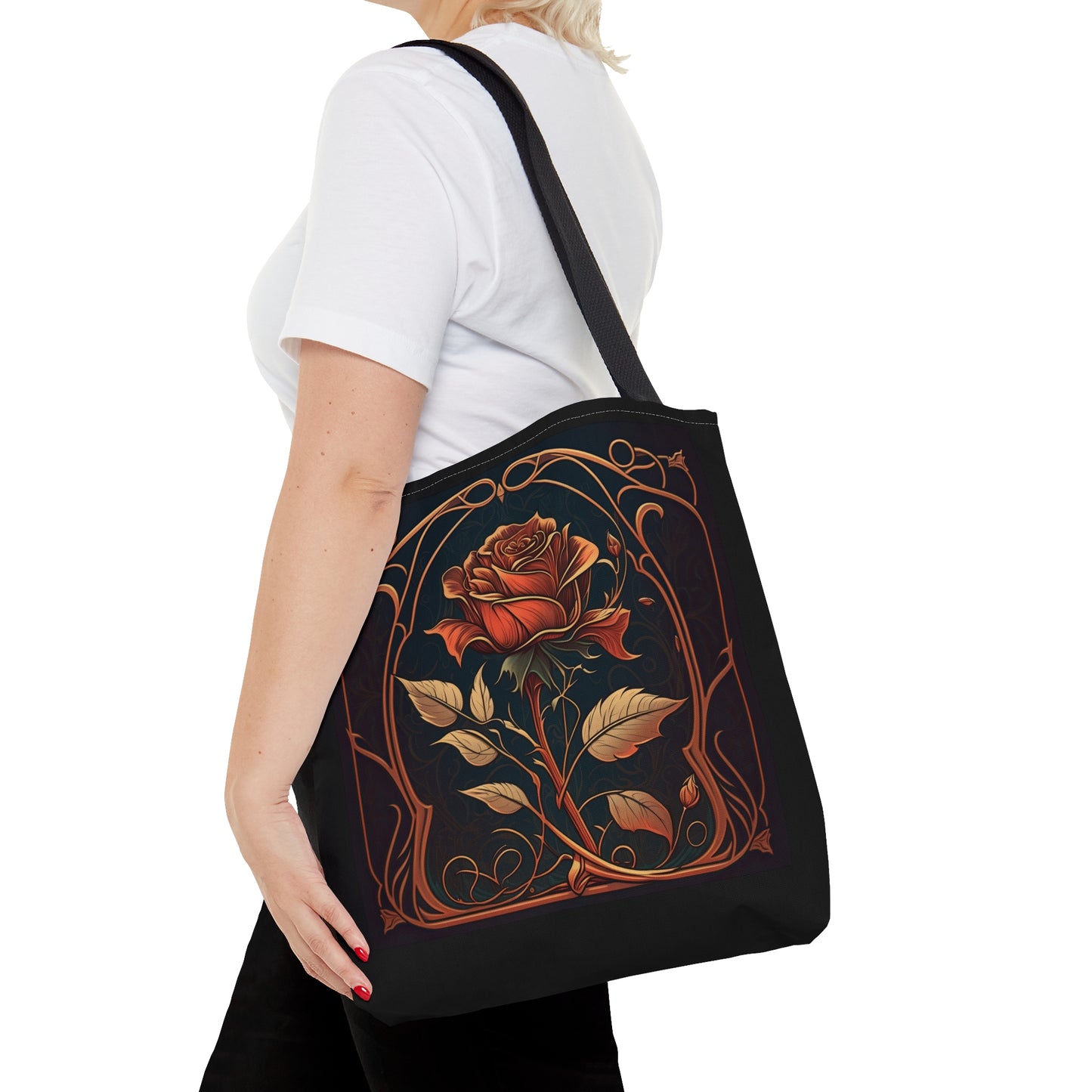 Art Nouveau Rose Tote Bag