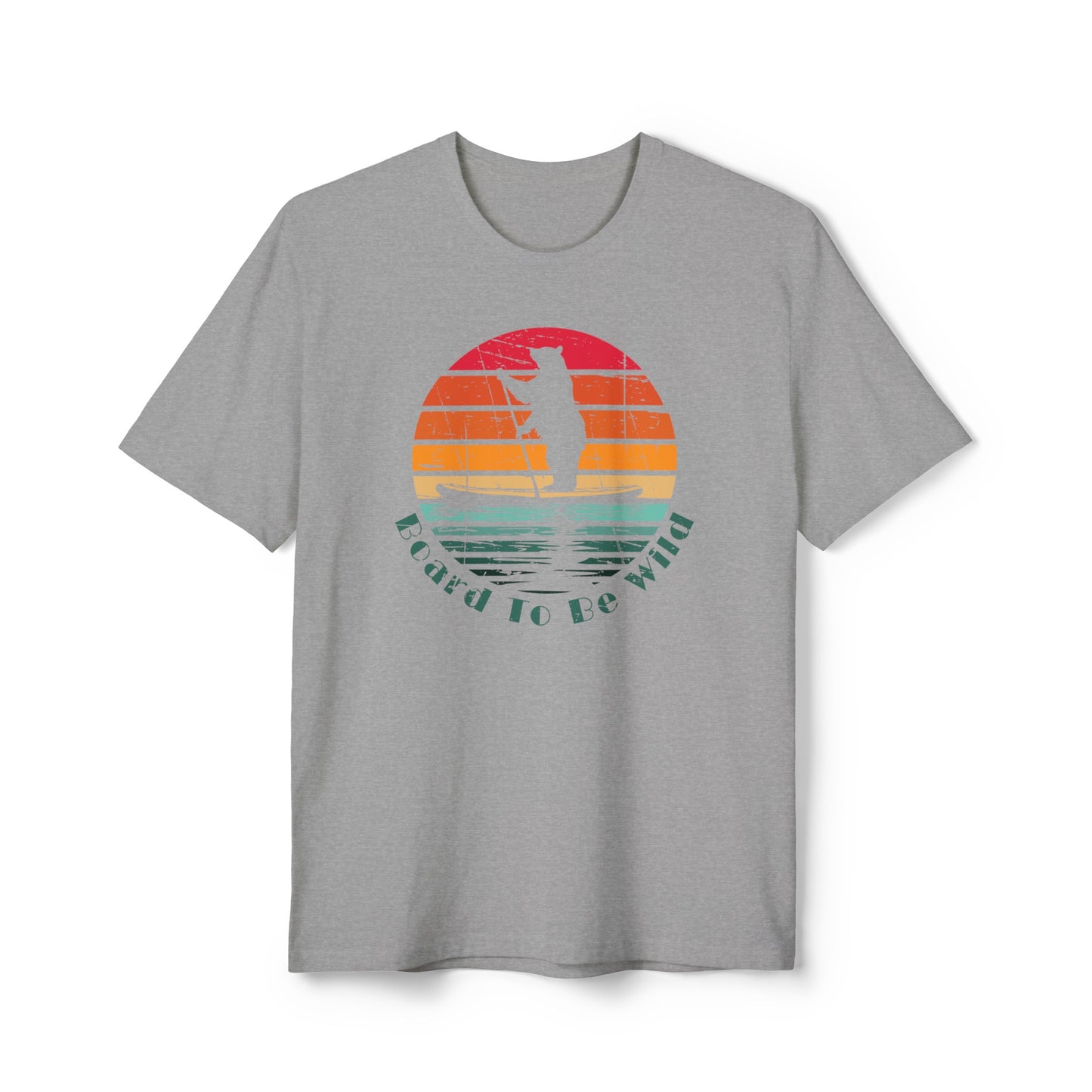 Board to Be Wild Eco-Friendly Paddleboard Bear Unisex District® Re-Tee®