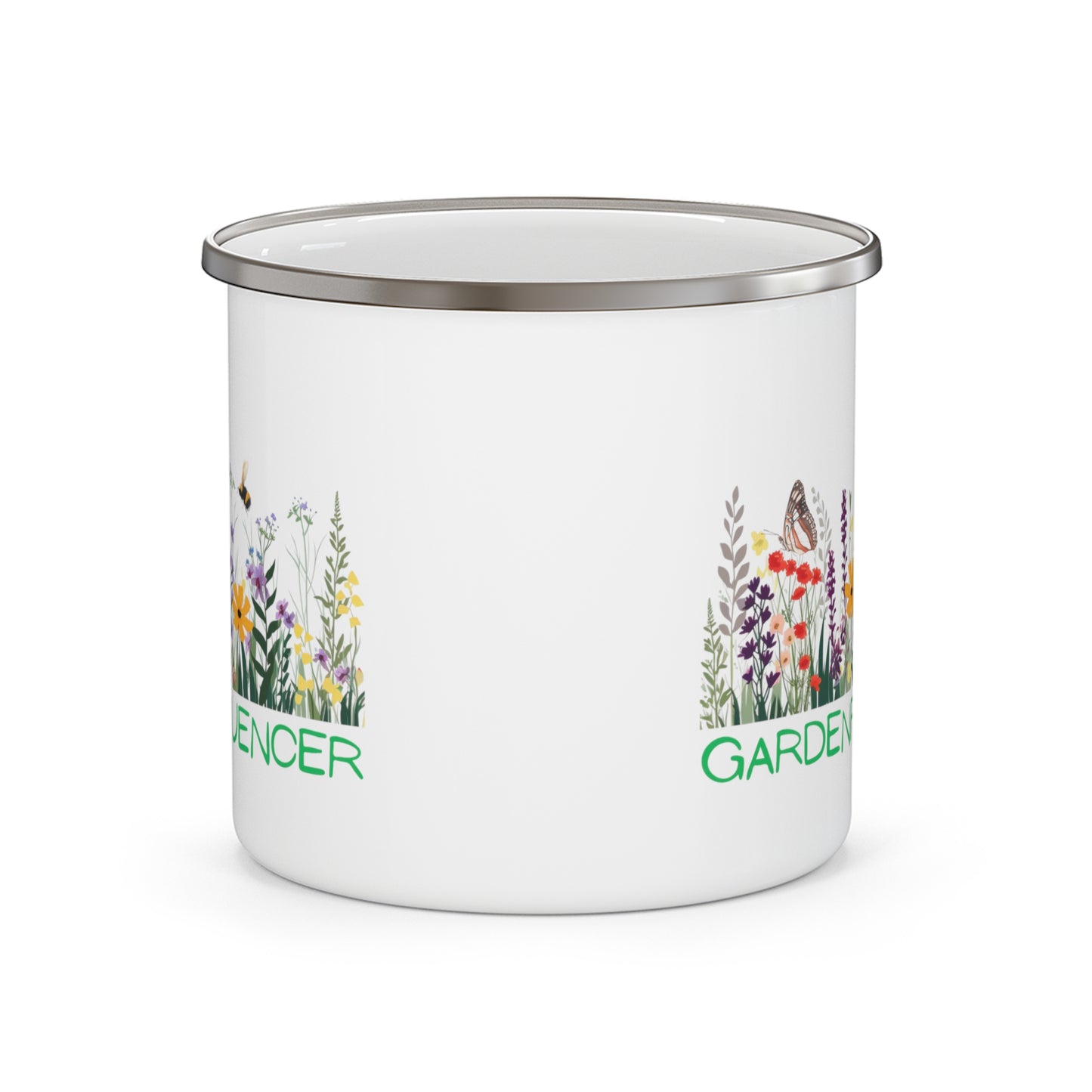 Gardenfluencer Enamel Camping Mug