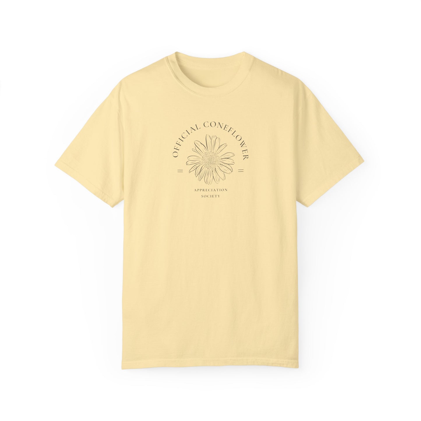 Official Coneflower Appreciation Society Unisex Garment-Dyed T-shirt