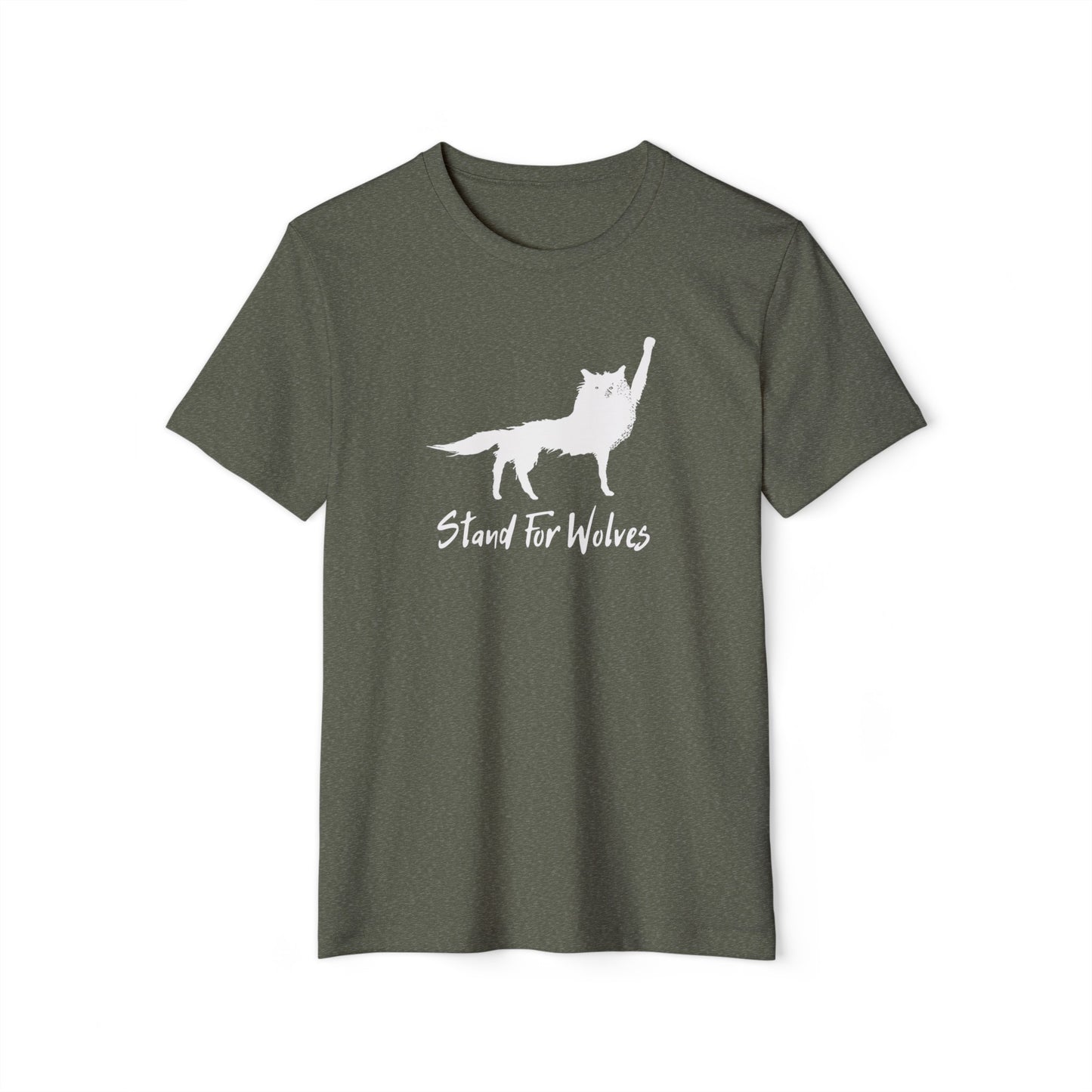 Stand for Wolves Beautiful Creature Eco-Friendly Unisex Recycled Poly/Organic Cotton T-Shirt