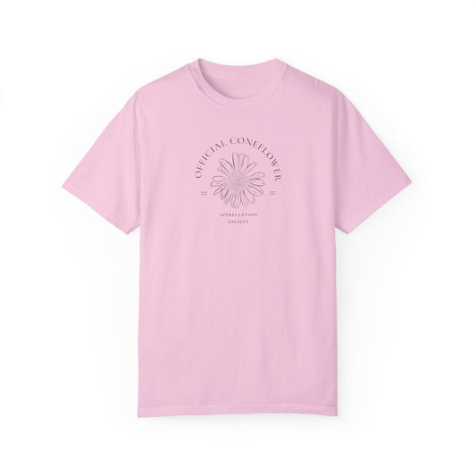 Official Coneflower Appreciation Society Unisex Garment-Dyed T-shirt