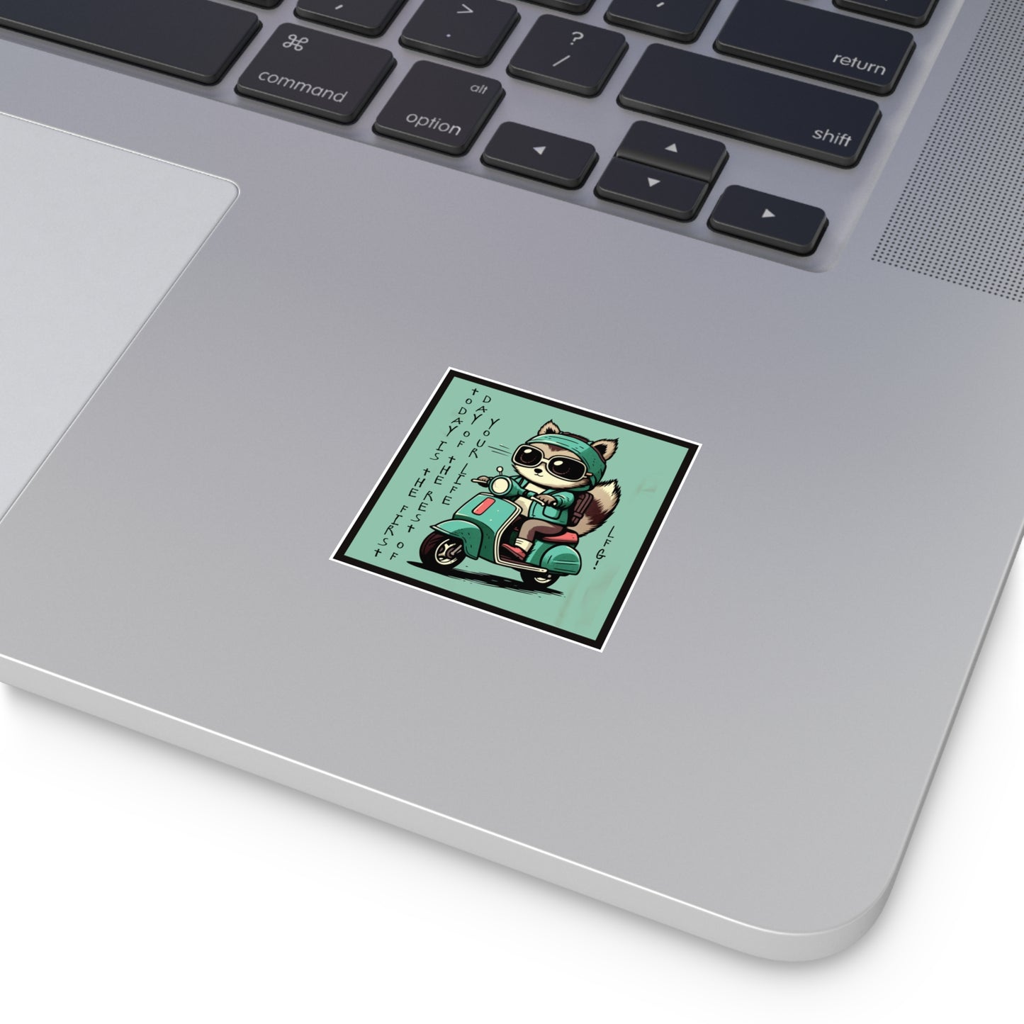 LFG! Raccoon Square Stickers, Indoor\Outdoor