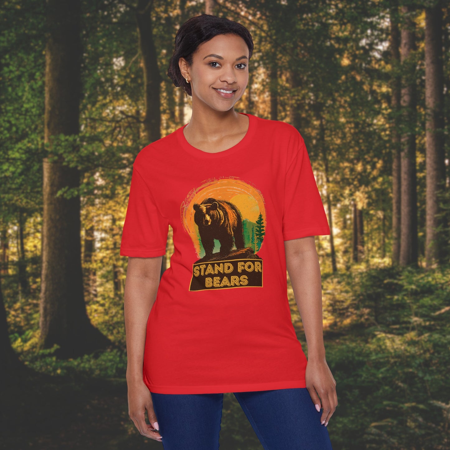 Stand For Bears Eco-Friendly Unisex District® Re-Tee®