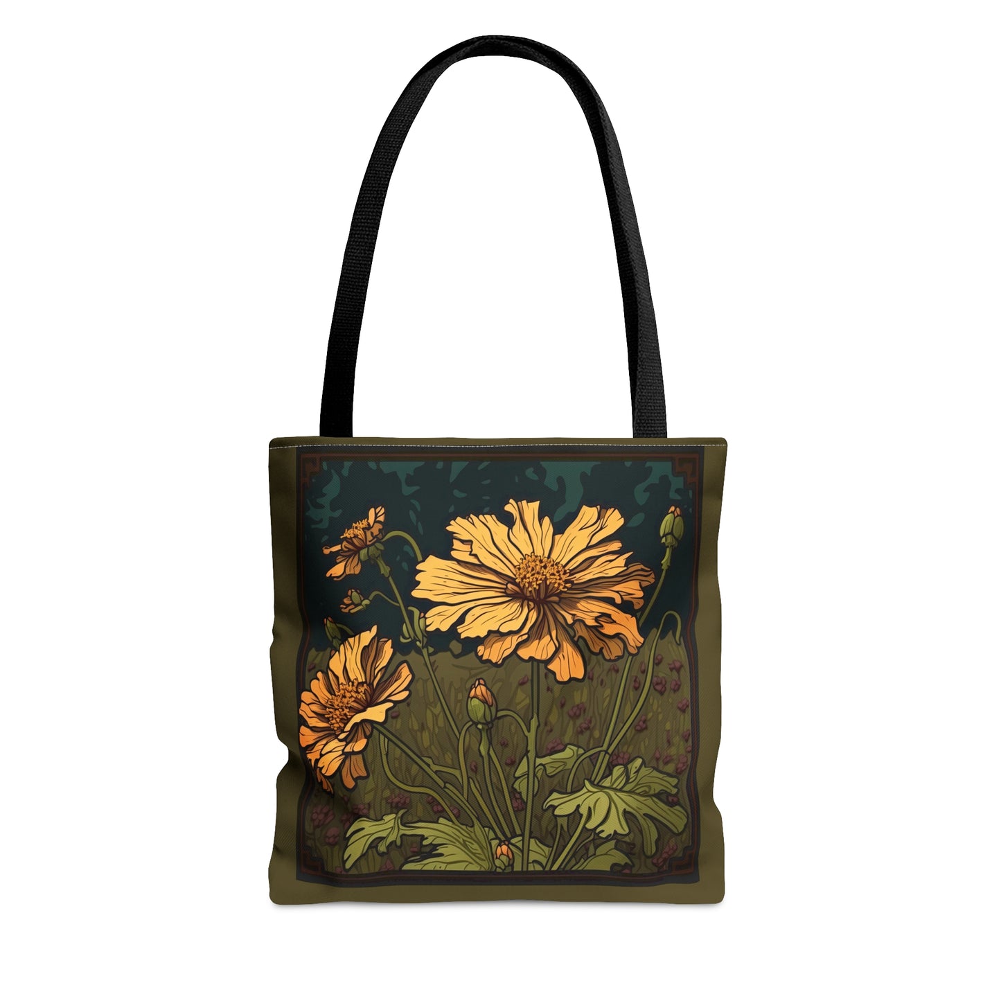 Art Nouveau Coreopsis Tote Bag