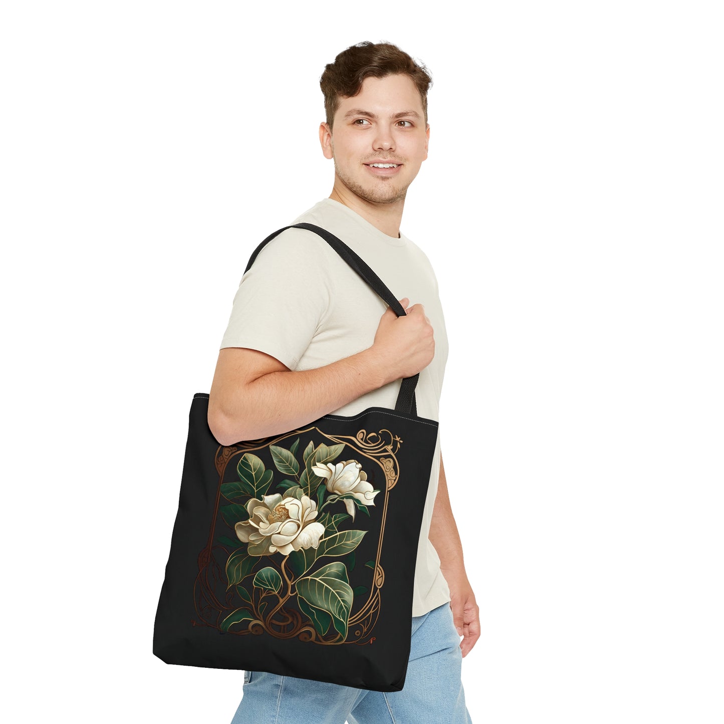 Art Nouveau Gardenia Tote Bag