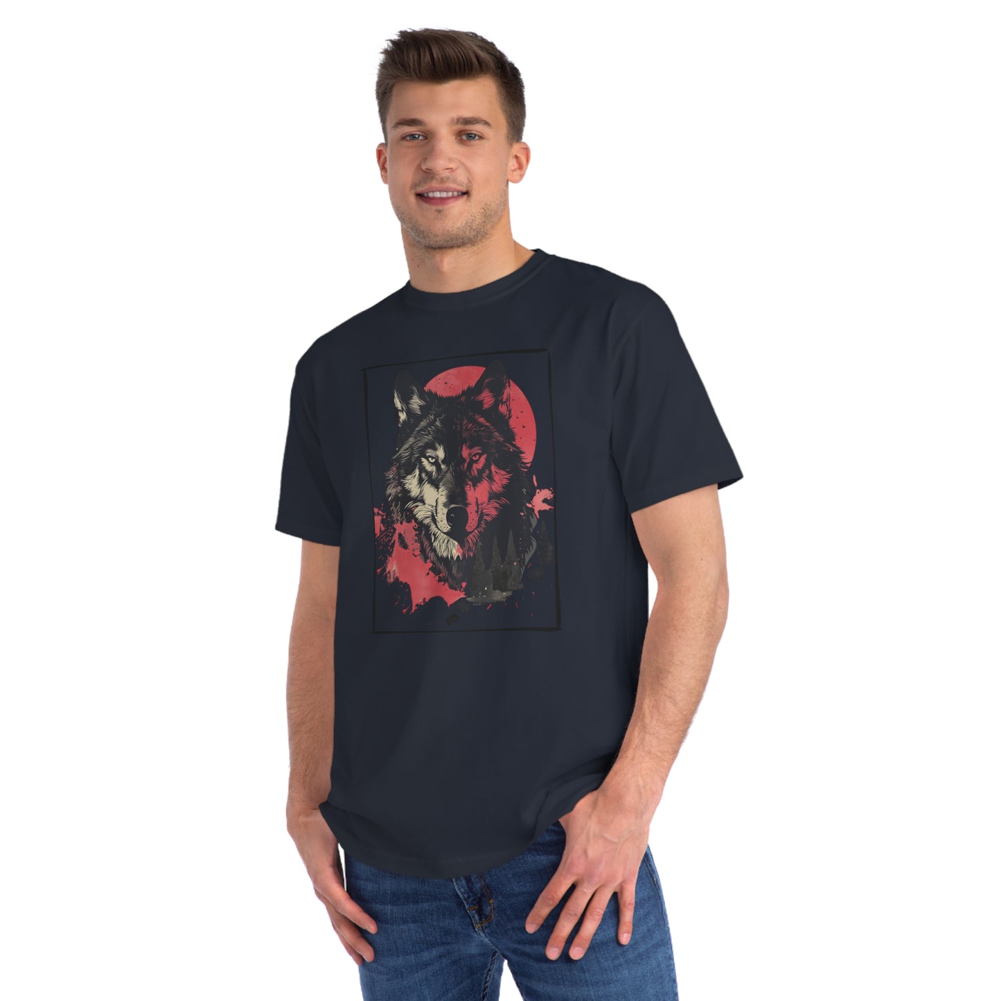 Red Wolf Eco-Friendly Organic Unisex Classic T-Shirt