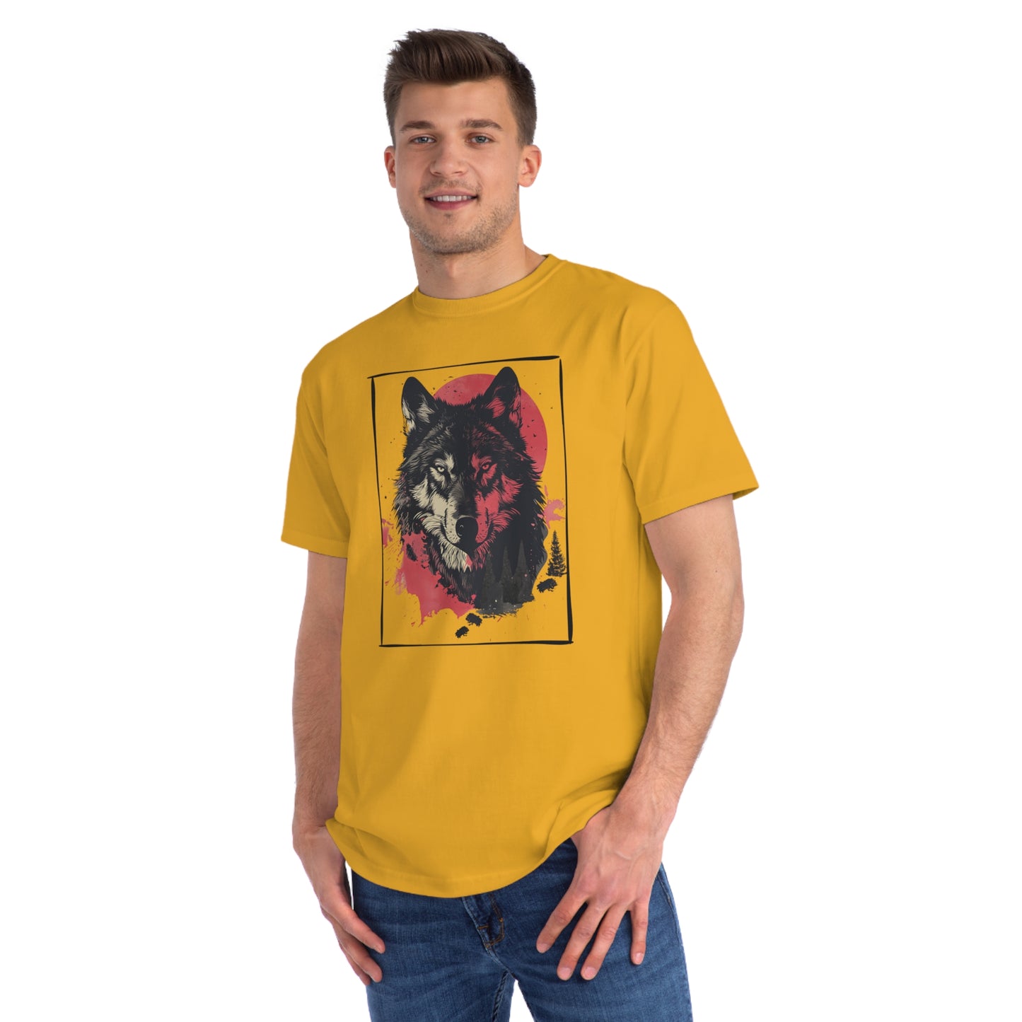 Red Wolf Eco-Friendly Organic Unisex Classic T-Shirt