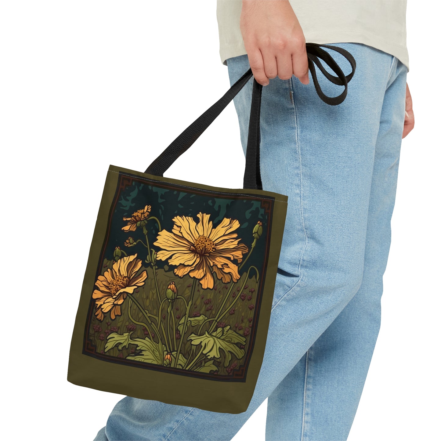 Art Nouveau Coreopsis Tote Bag