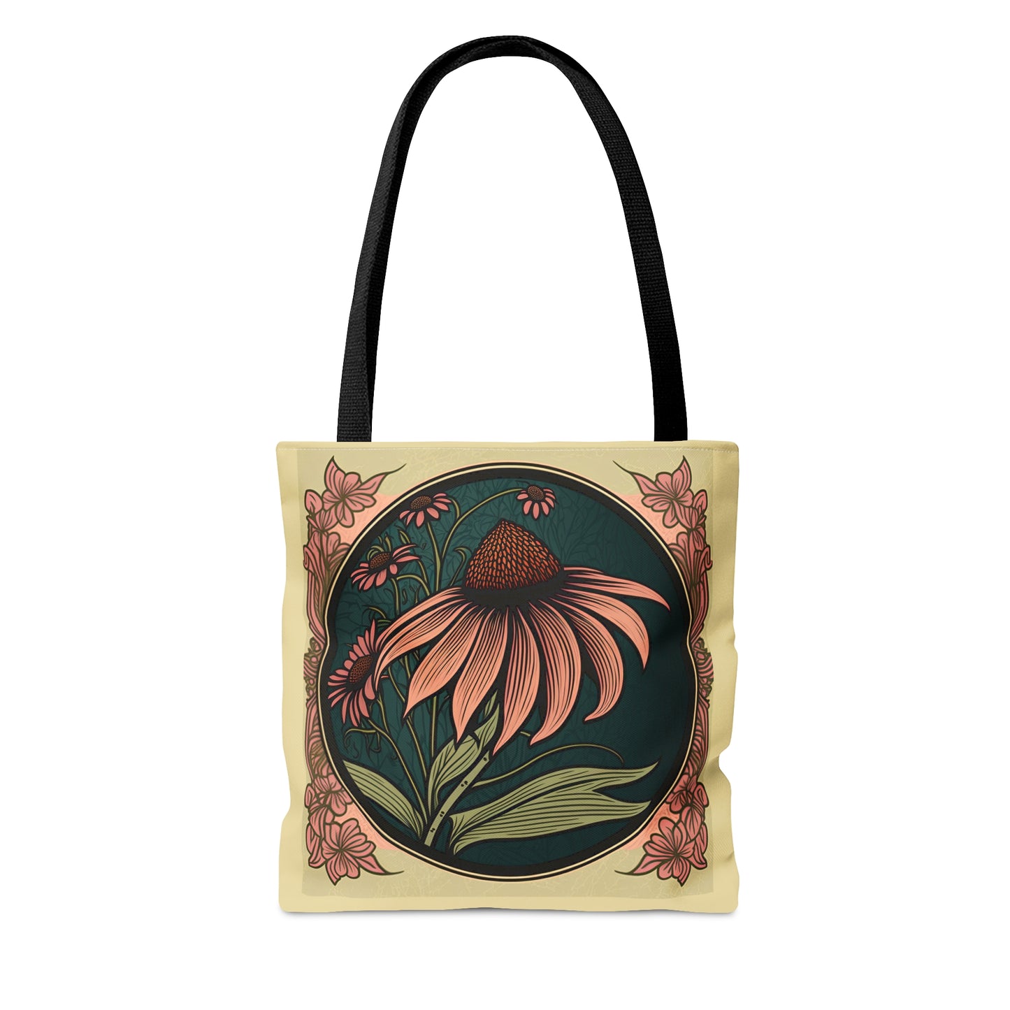 Art Nouveau Coneflower Tote Bag