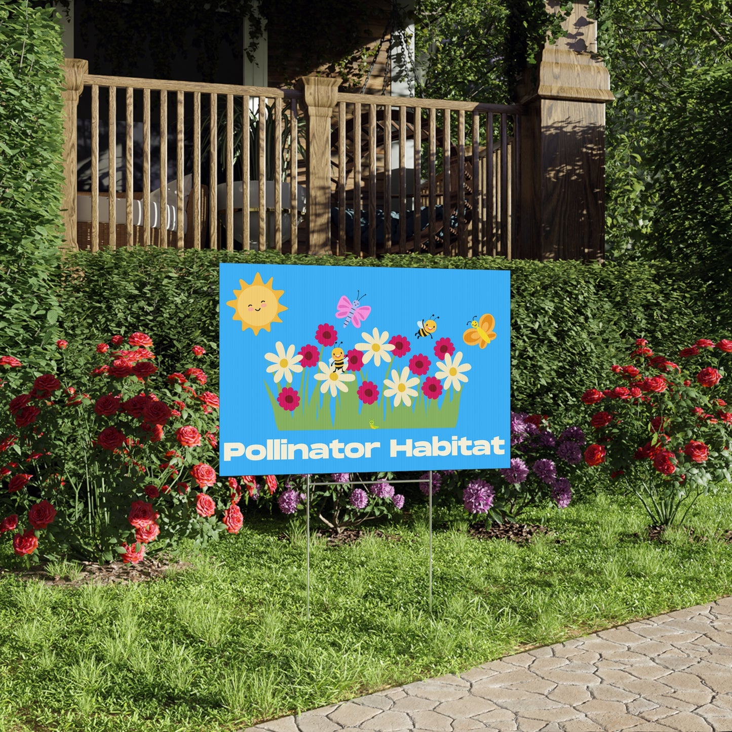 Pollinator Habitat Yard Sign