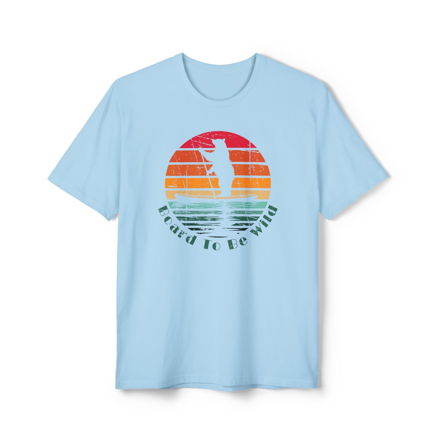 Board to Be Wild Eco-Friendly Paddleboard Bear Unisex District® Re-Tee®