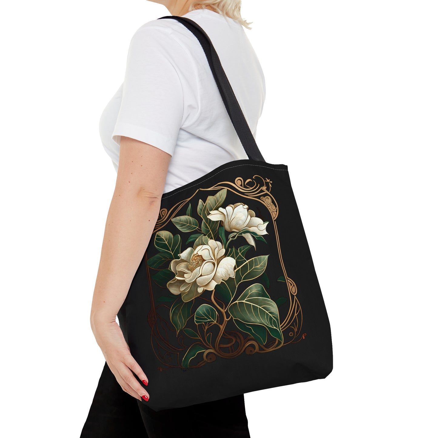 Art Nouveau Gardenia Tote Bag