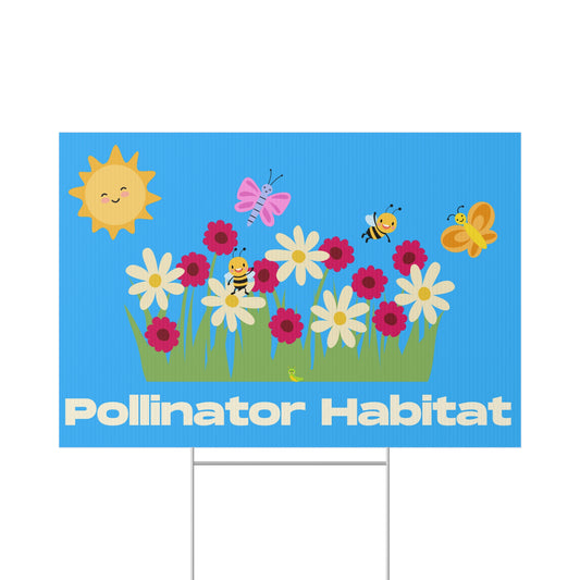 Pollinator Habitat Yard Sign