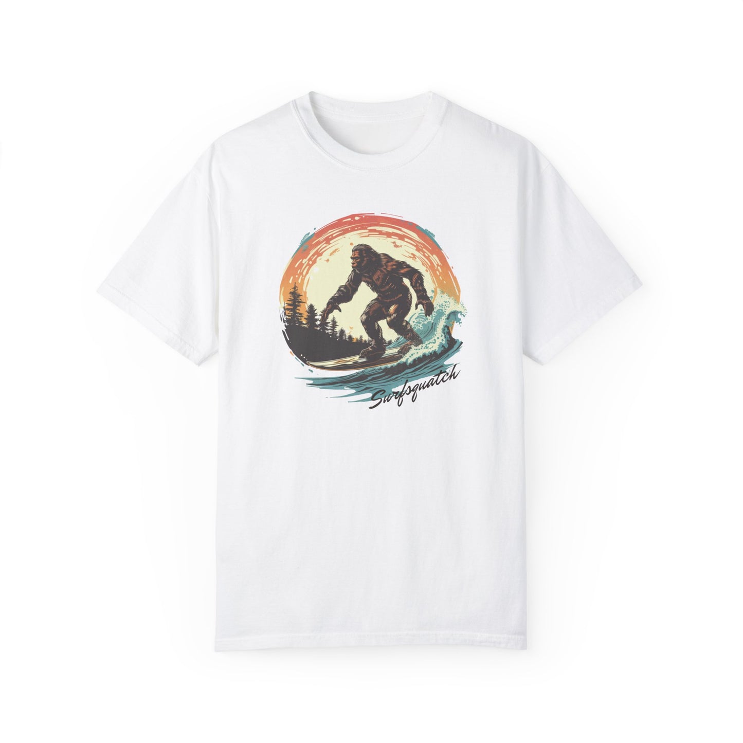 Vintage Vibes SurfSquatch Unisex Garment-Dyed T-shirt