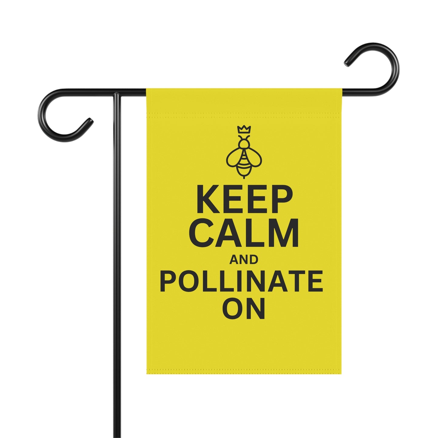 Keep Calm and Pollinate On Bee Garden & House Banner