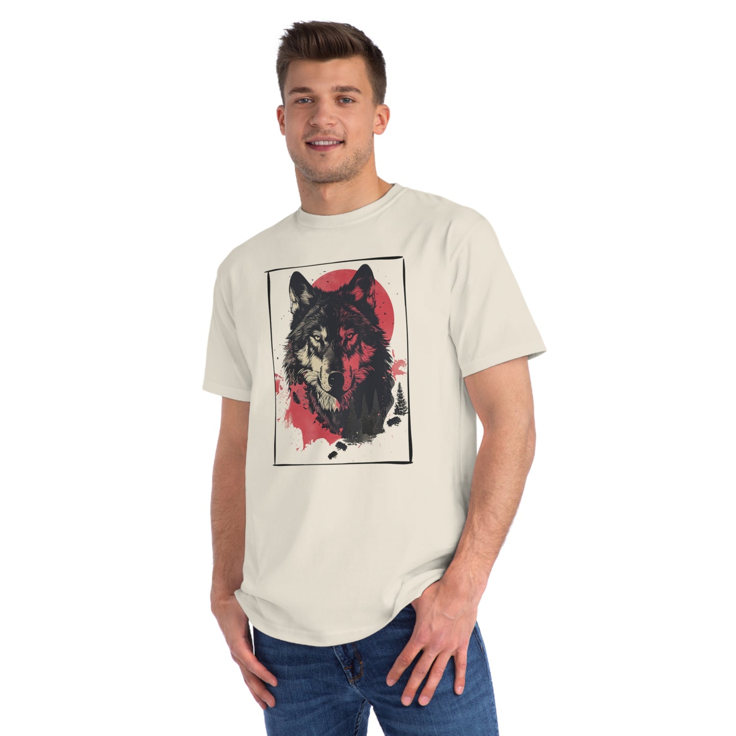 Red Wolf Eco-Friendly Organic Unisex Classic T-Shirt