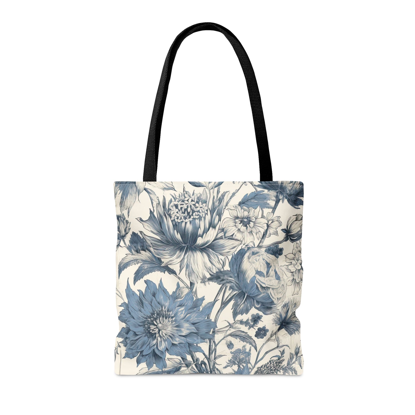 Cornflower Toile Tote Bag