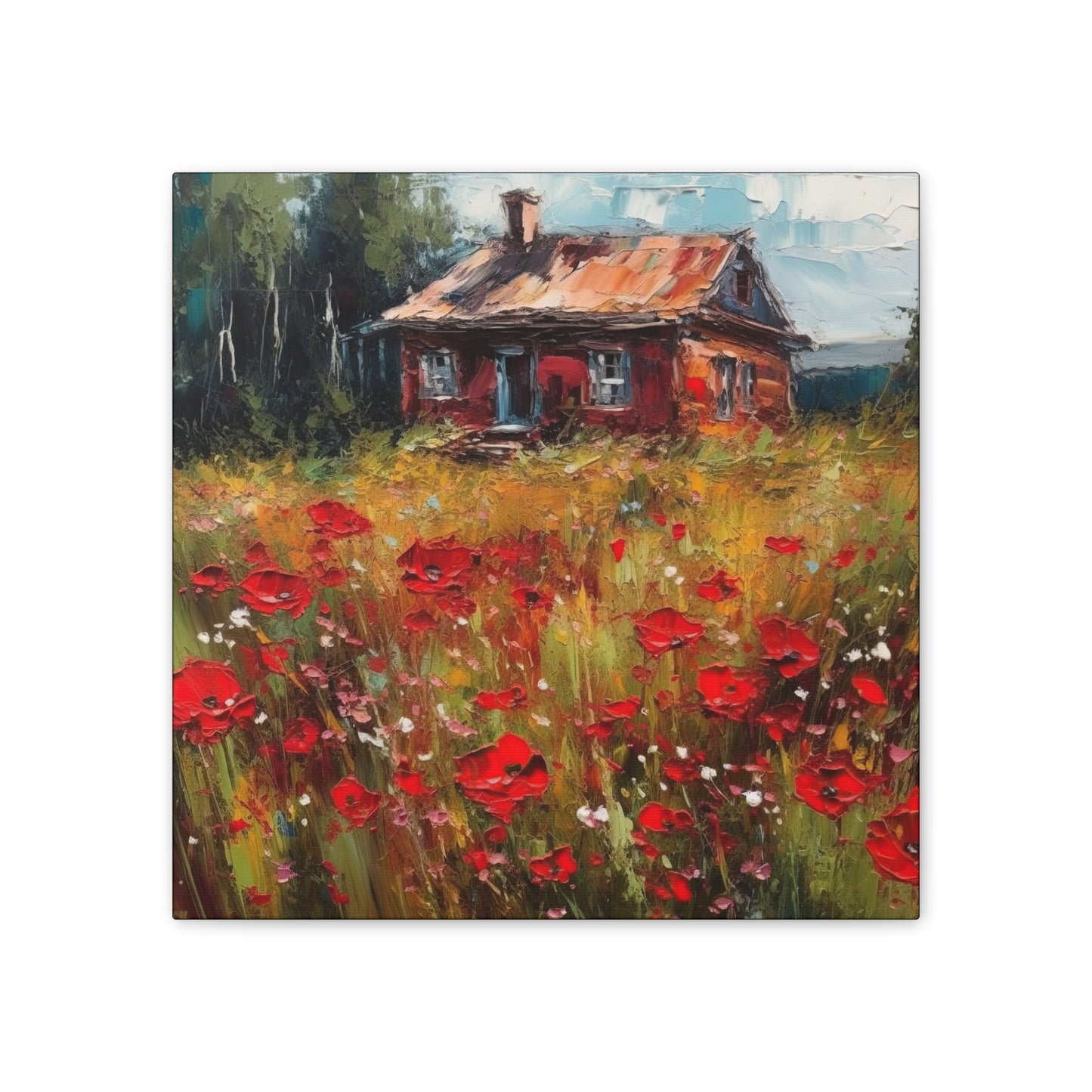 Red House Dreams Canvas