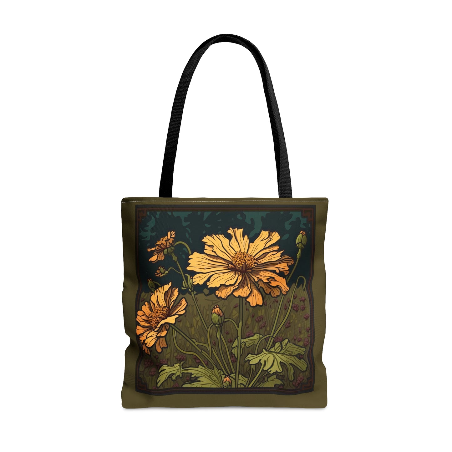 Art Nouveau Coreopsis Tote Bag