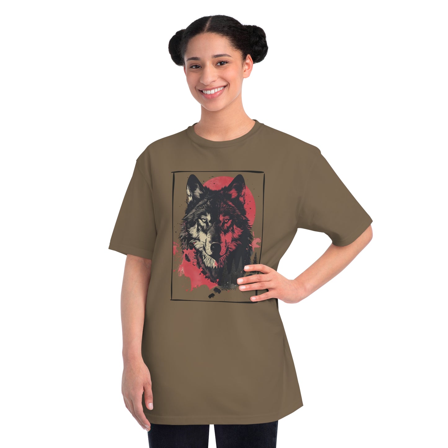 Red Wolf Eco-Friendly Organic Unisex Classic T-Shirt