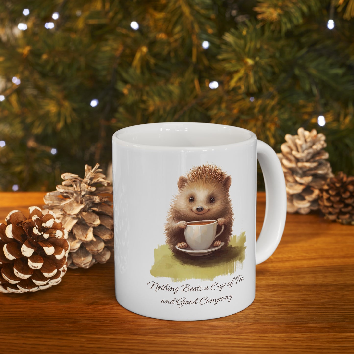 Nothing Beats a Cup of Tea and Good Company Ceramic Mug