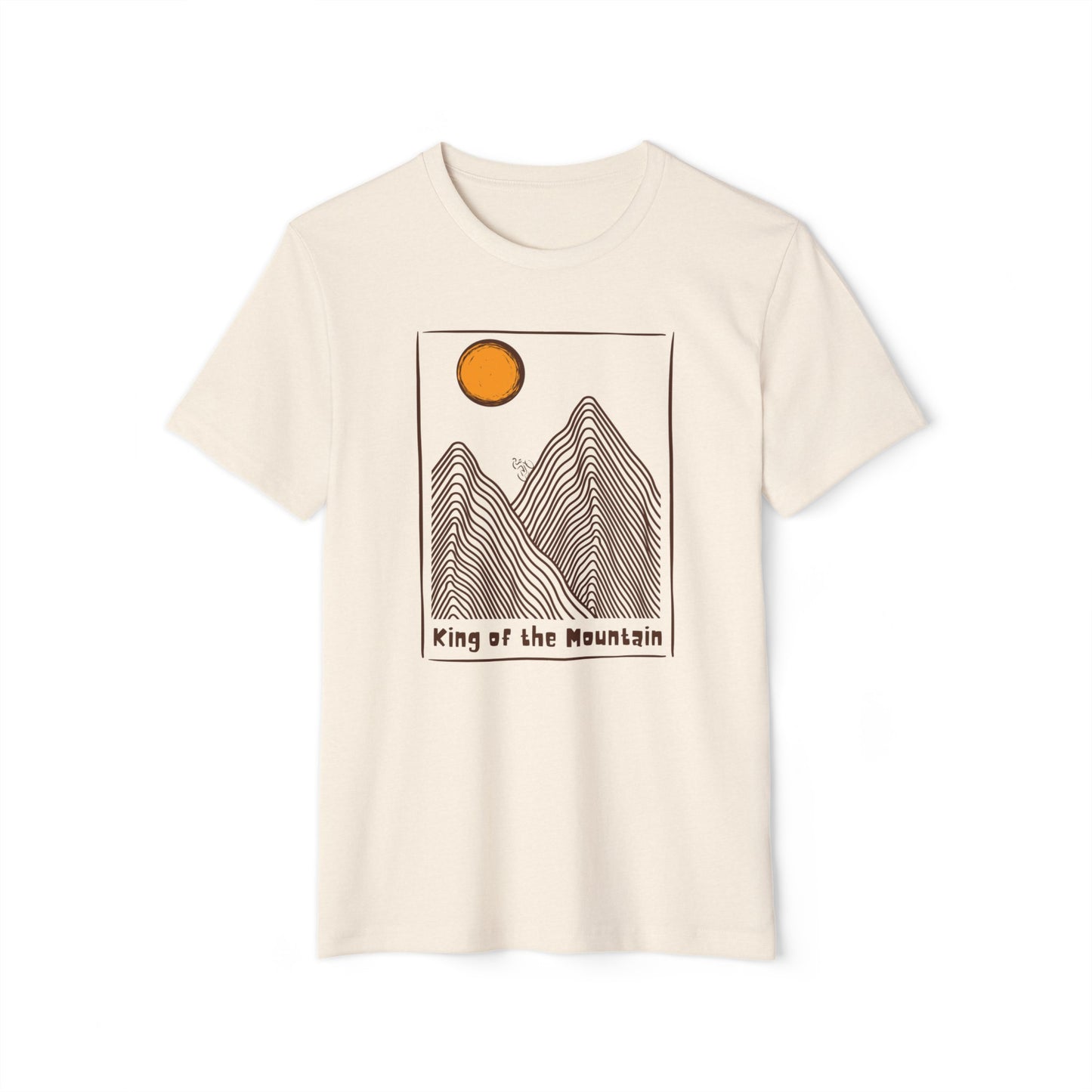 King of the Mountain Cycling Eco-friendly Unisex T-Shirt