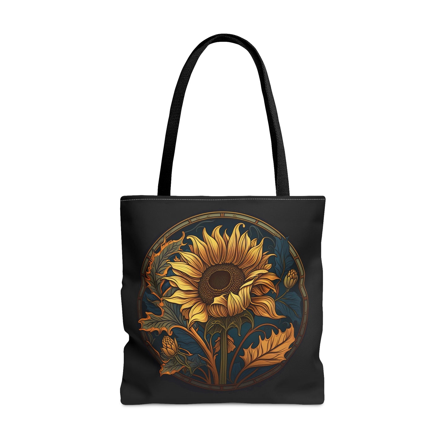 Art Nouveau Sunflower Tote Bag