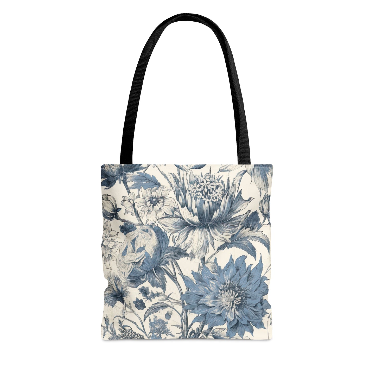 Cornflower Toile Tote Bag