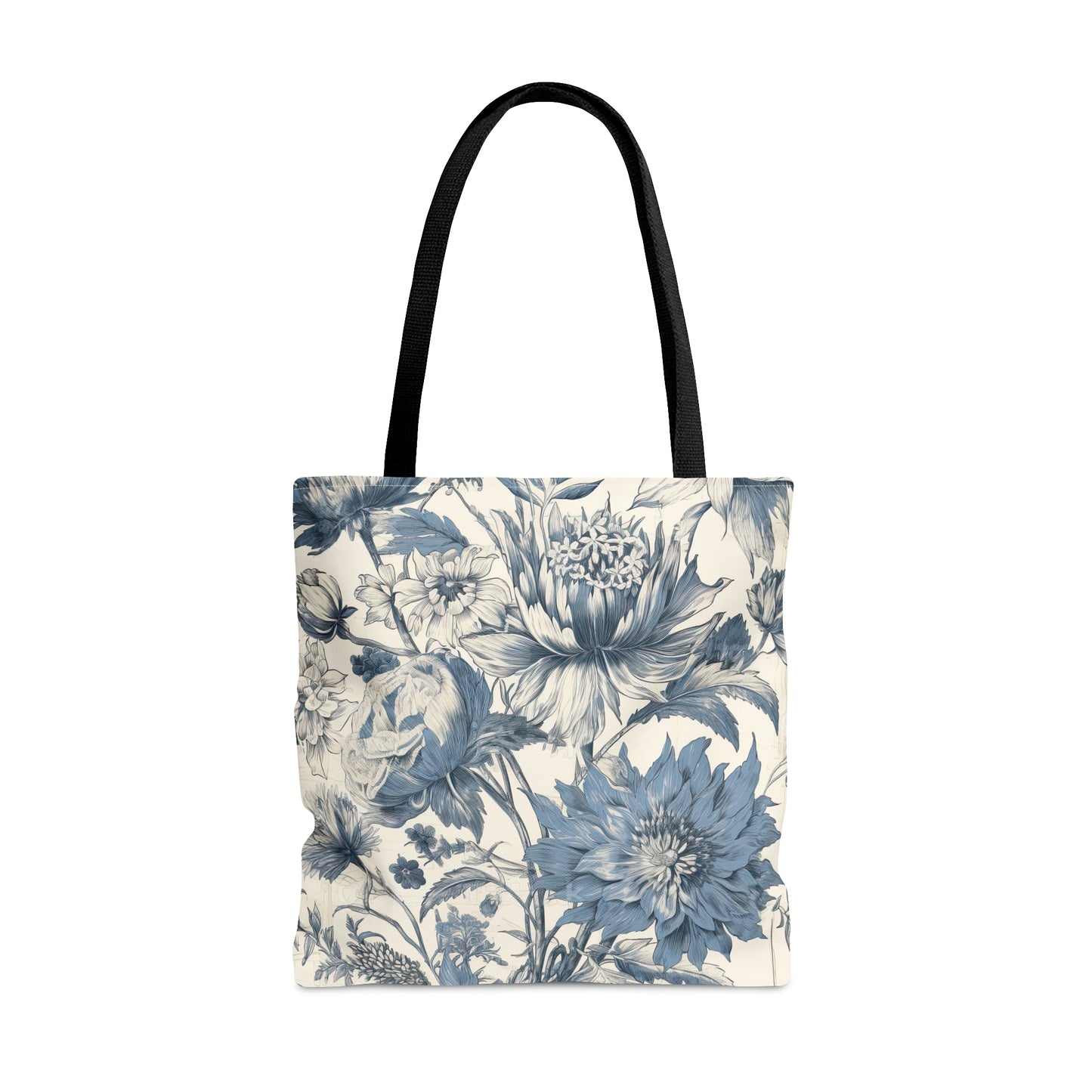 Cornflower Toile Tote Bag