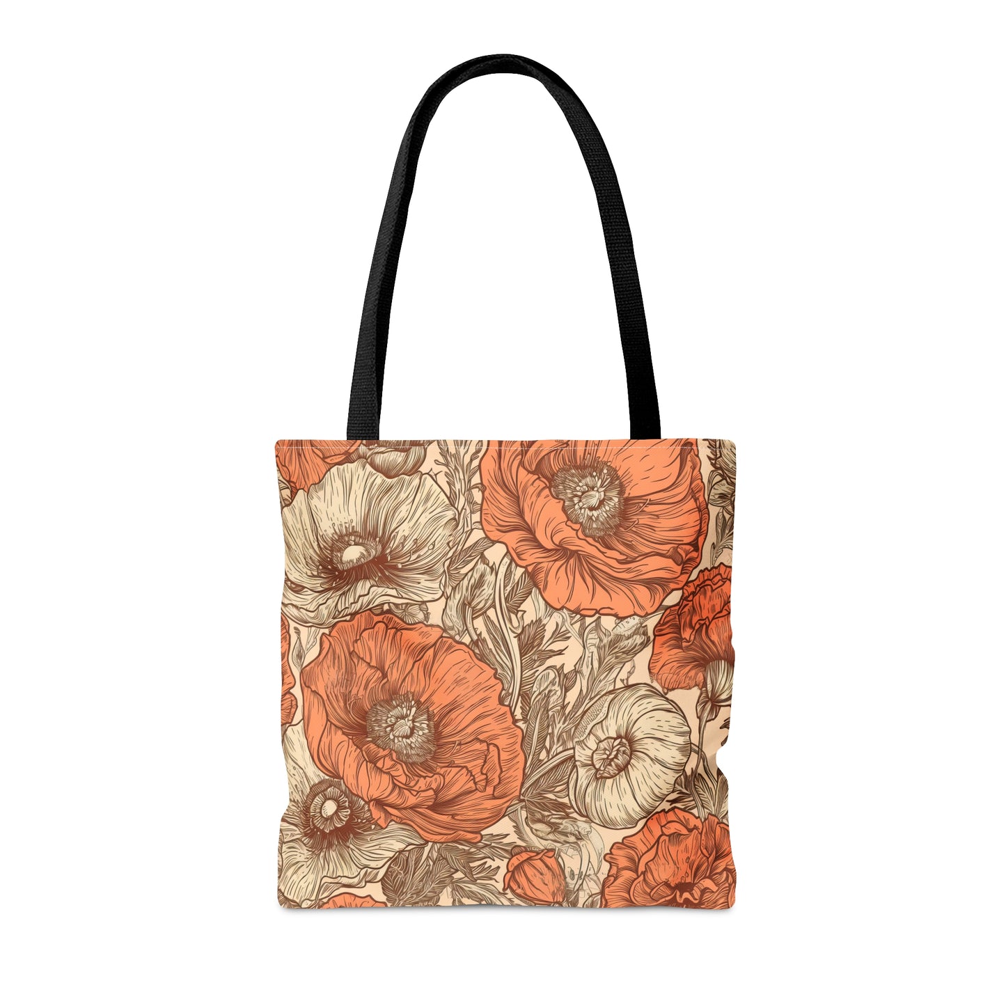 Poppies Toile Tote Bag