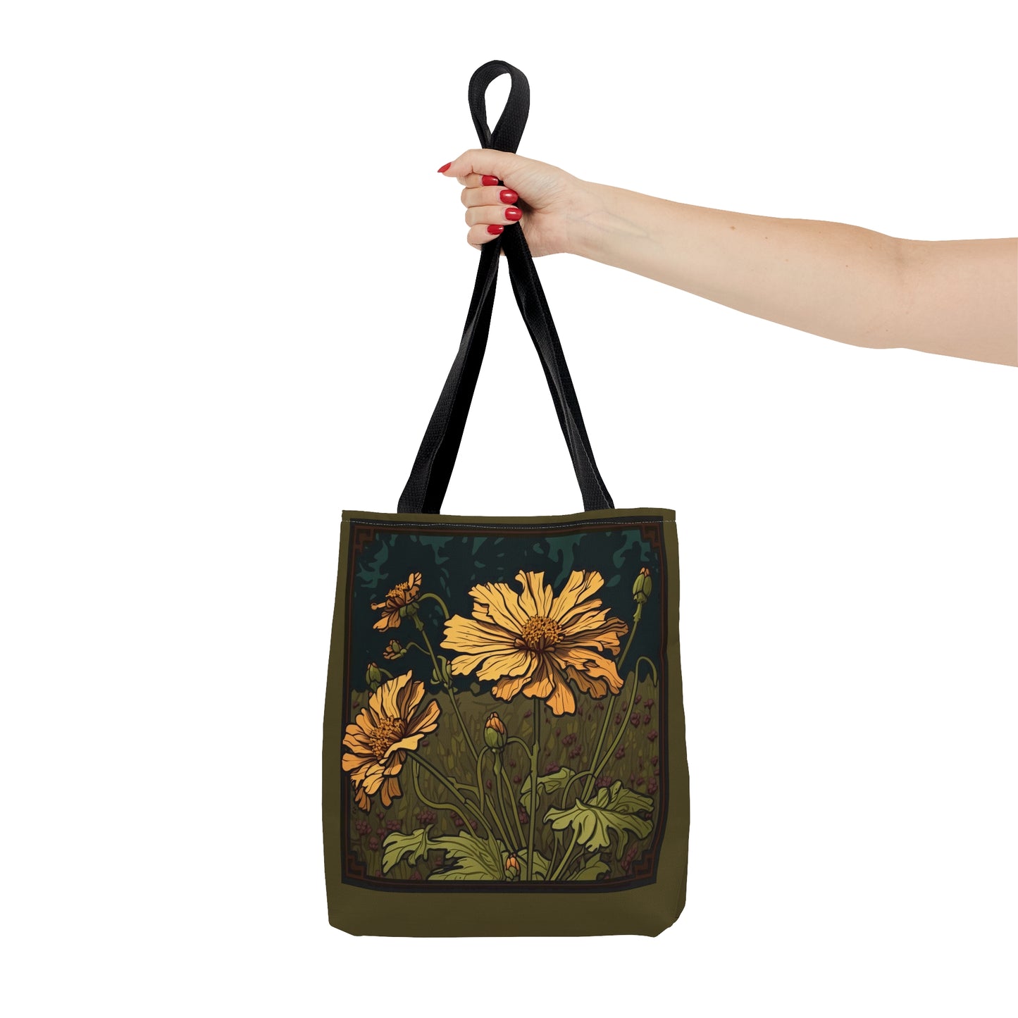 Art Nouveau Coreopsis Tote Bag