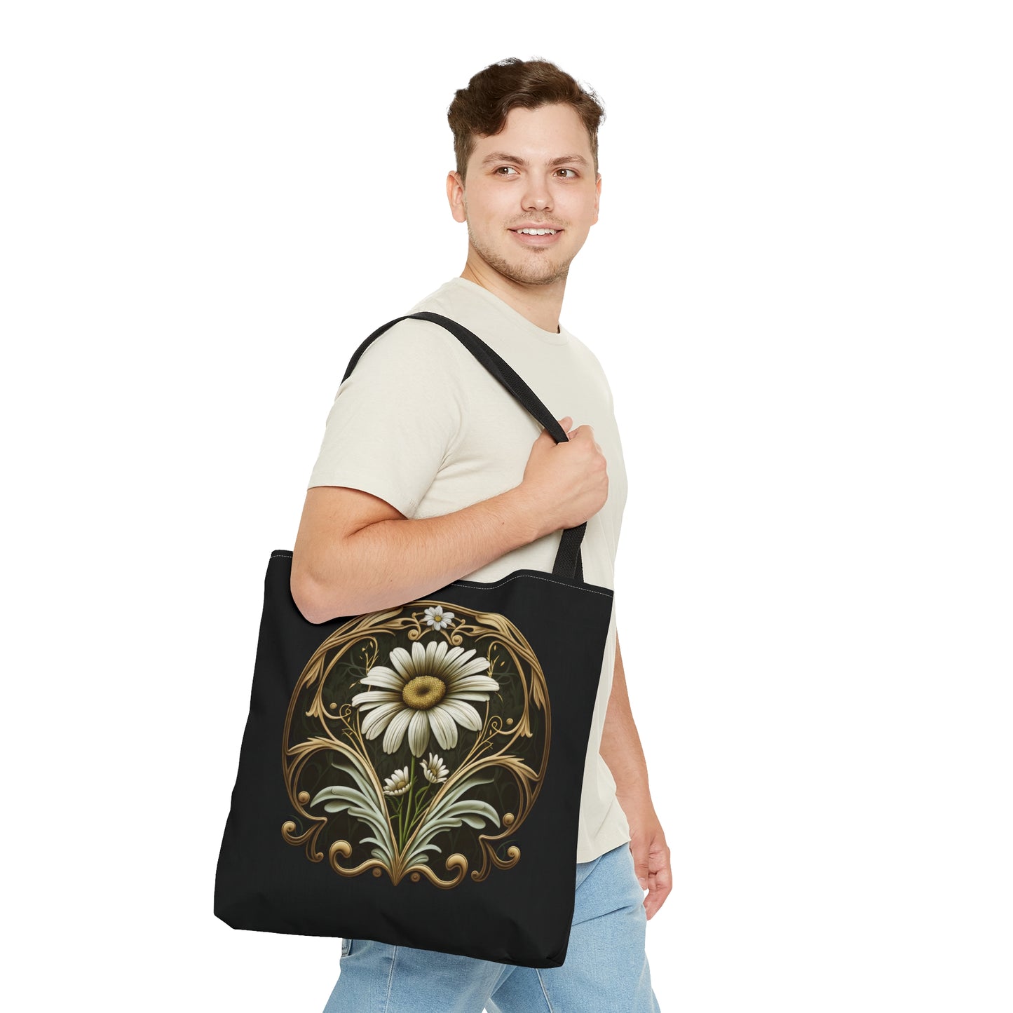 Art Nouveau Daisy Tote Bag