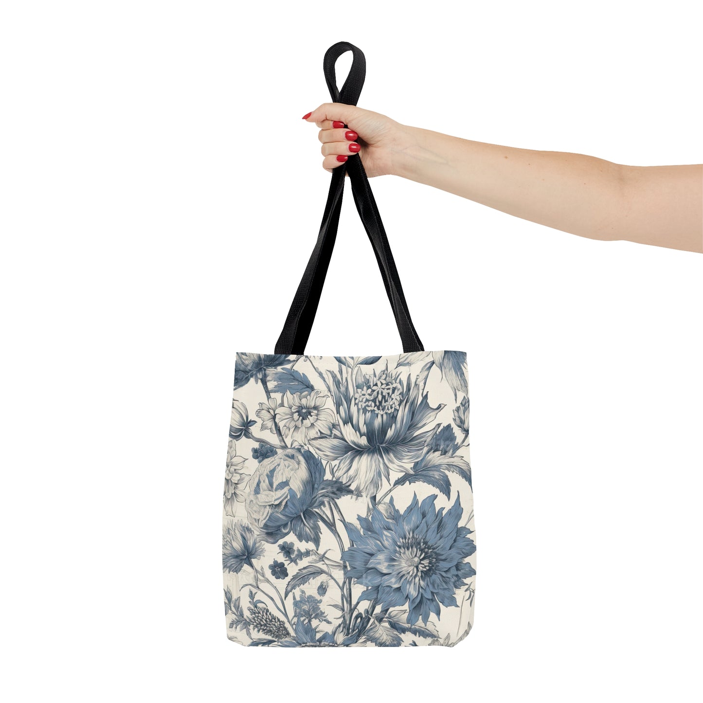 Cornflower Toile Tote Bag