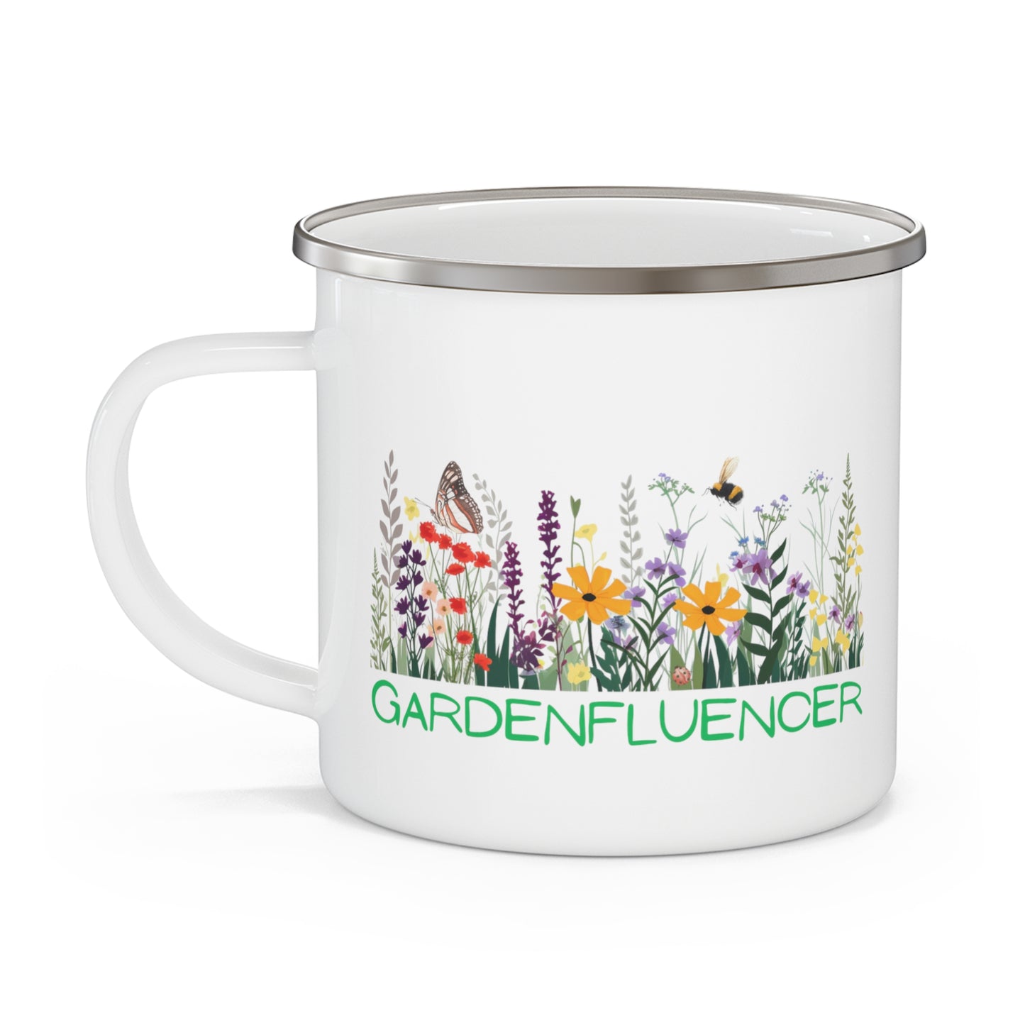 Gardenfluencer Enamel Camping Mug