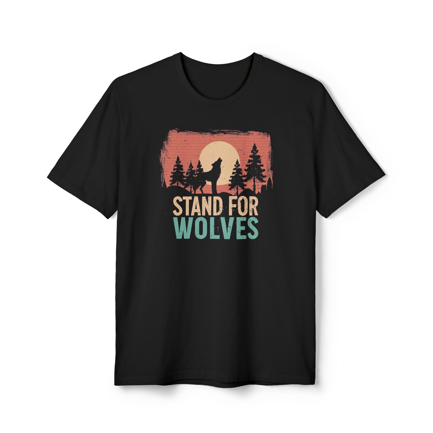 Stand For Wolves Eco-Friendly Unisex District® Re-Tee® Shirt