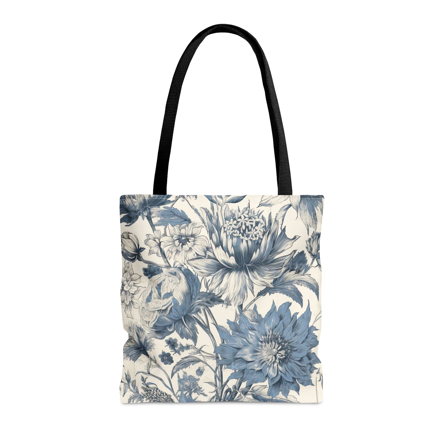 Cornflower Toile Tote Bag