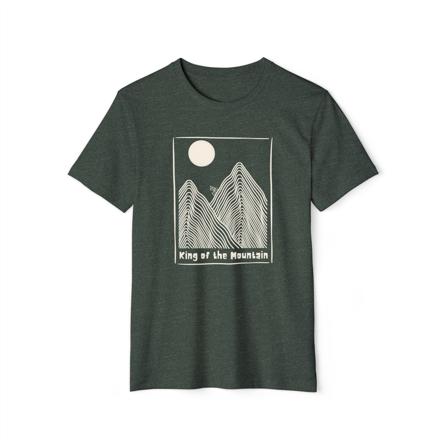 King of the Mountain Cycling Eco-friendly Unisex T-Shirt