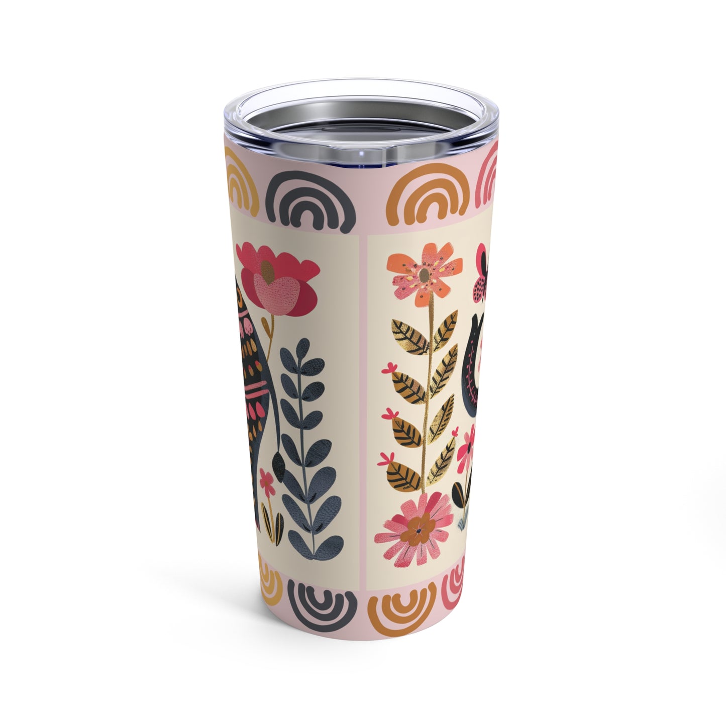 Super Cute Boho Elephant Tumbler 20oz